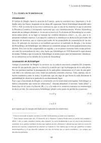 La teoría de Schrödinger