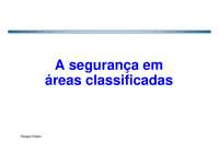 Área classificada, Segurança