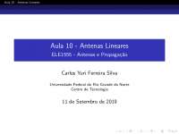 Dipolo Infinitesimal e Dipolo Pequeno