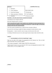 geopolitica introduccion