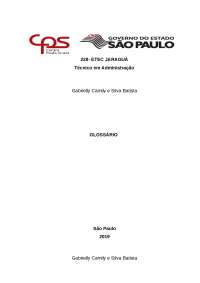 Glossario o que é isso adminsgtração