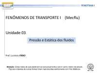 apostila pressão hidrostática mecânica dos fluidos