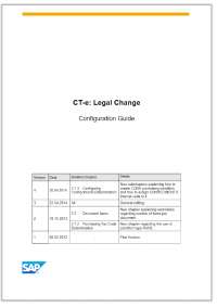 CTE LEGAL CHANGE PARA SAP.
