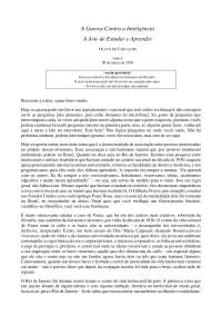 A Guerra Contra a Inteligência Aula 4