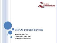 Tutorial de Redes de computadores-CISCO PACKET TRACER