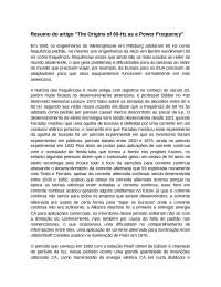 historia das frequencias