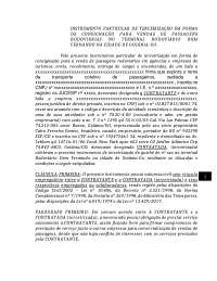 Terceirização de Vendas de Passagens Rodoviárias em Consignação