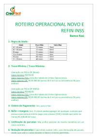 roteiro operacional itau