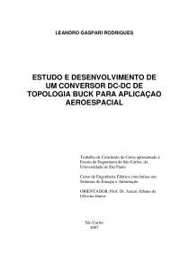 Conversor DC-DC Buck para Aplicação Aeroespacial