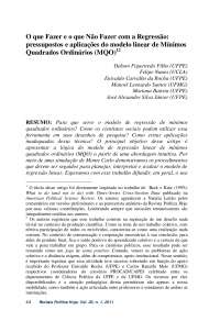 O que fazer e o que não fazer com a regressão linear