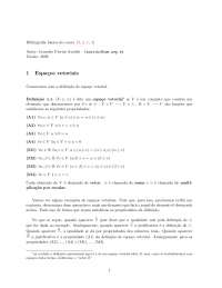 Algebra linear caderno