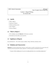 Interpretation and report - Docsity