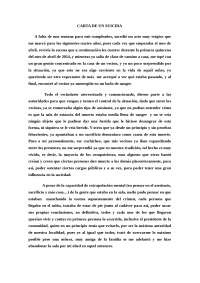 carta de un suicida al encontrarse ante una situacion que supera sus espectativas