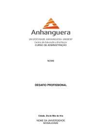 Reestruturação da cultura organizacional doces encantados