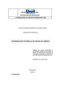 Finura do cimento relational