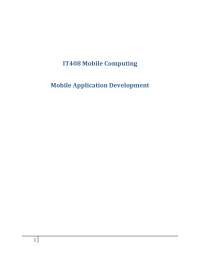 A complete lecture notes for Mobile Computing - Docsity