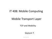 A complete lecture notes for Mobile Computing - Docsity