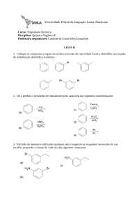 exercicios de organica