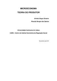 Microeconomia 2 para cursos relacionados com economia