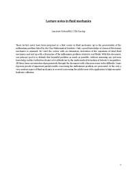 Fluid Mechanics: Euler's Equations and Conservation Principles