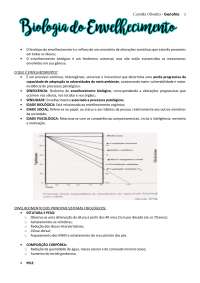 BIOLOGIA DO ENVELHECIMENTO (RESUMO)