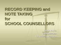 counseling report on students