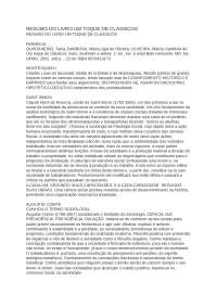 Análise do livro: um toque de clássicos