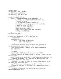 VHDL Ejercicio práctico