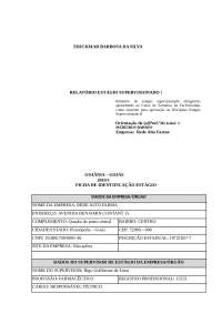 Relatorio de dispensaçao 1
