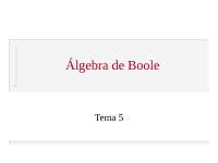 algebra booleana para circuitos integrados
