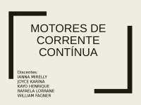 Motores de Corrente Contínua: Funcionamento, Tipos e Aplicações