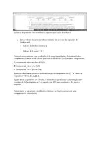 Destilação de multicomponentes