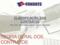 CLASSIFICACAO DOS CONTRATOS