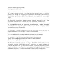 Satelites de comunicação
