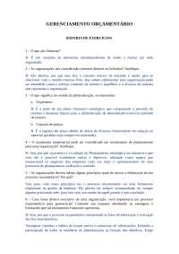 Exercicios para administração