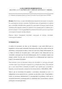 LANÇAMENTO HORINZONTAL
