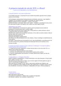 Resumo sobre a Historia da Politica Exterior do Brasil - CERVO E BUENO