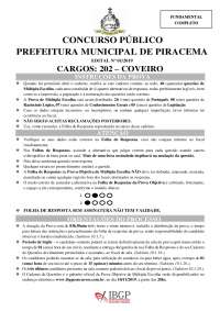 prova fundamental coveiro