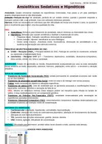 Resumo Ansiolíticos e Hipnóticos