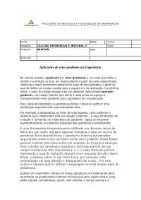 Vetor Gradiente nas engenharias pela ABNT