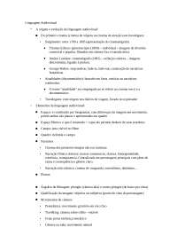 Resumo de linguagem audiovisual