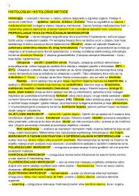 Skripta Iz Histologije I Godina Medicine Skripte Predlog Histologija I Embriologija Docsity