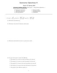 Maths Instructor Questions