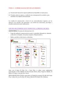 TEMA 4, MEDIOS PUBLICITARIOS
