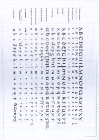 Alfabetos paleografía
