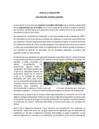 Usos de la Simulacion