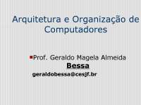 Organização da CPU (Arquitetura de Computadores)