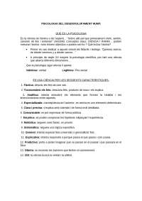 Psicologia del Desenvolupament Humà
