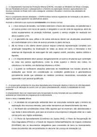 Fechamento de mina - mineração meio ambiente
