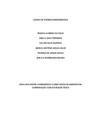 Carboidratos x atividade física